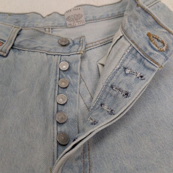 Levis 501 Vintage USA Womens 13 High Waisted Button Fly Denim 17501-0133 Jeans - Picture 3 of 14